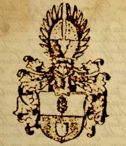 Das Logo ist das Wap­pen der Fa­milie seit 1641.